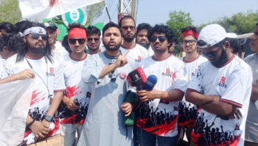 বাংলাবান্ধা থেকে ইনকিলাব মঞ্চের ‘মার্চ ফর ইনসাফ’ শুরু
